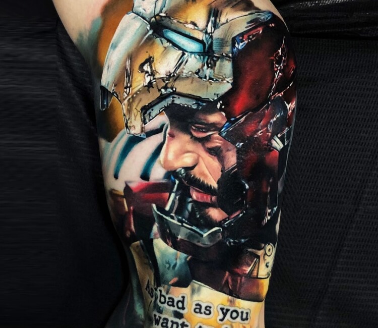 Agent M Loves Tacos — Brandyn Brinson's Avengers logo tattoo! Cool! If...