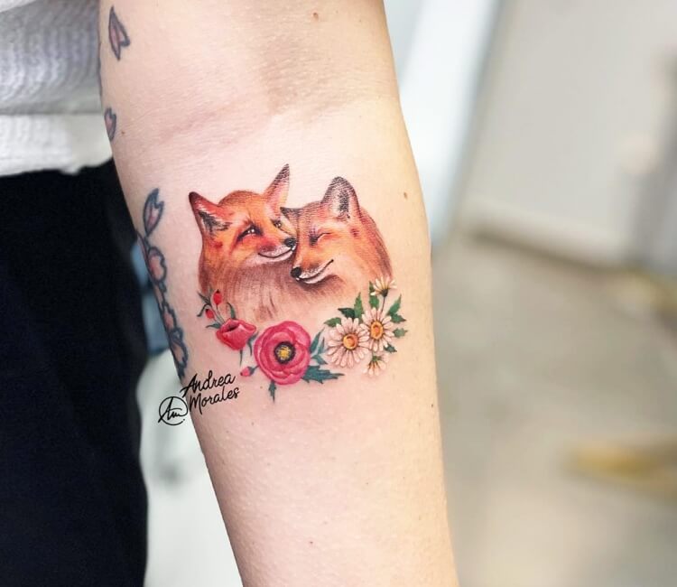 InkoTattoo : Temporary Tattoo | Sleeve | Sharp Fox - INKOTATTOO