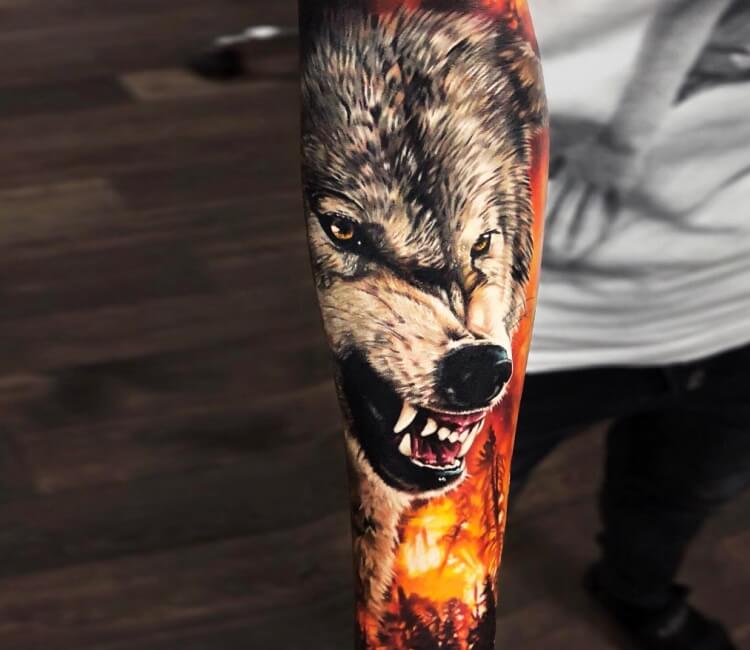best 90 wolf tattoos 003