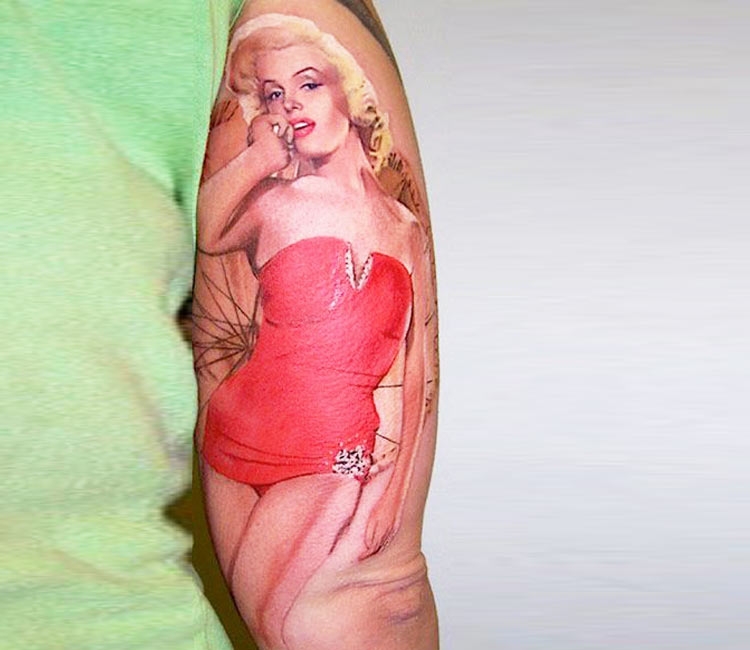 Top 56 Marilyn Monroe tattoo motives and tattoo ideas | World Tattoo Galler...