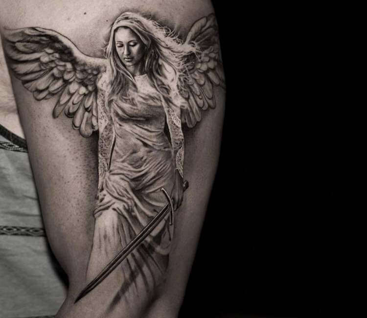 Top 58 Angel tattoo motives and tattoo ideas | World Tattoo Gallery.