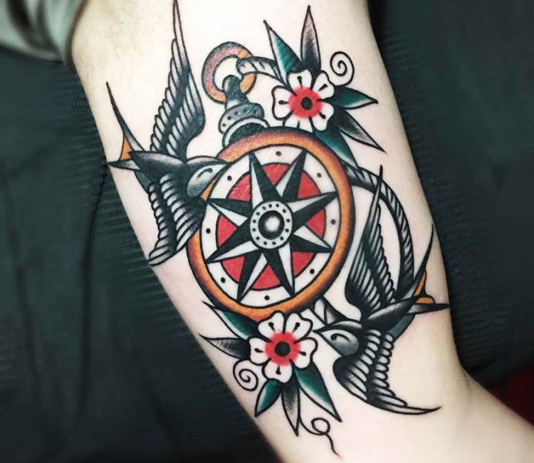 Top 58 Compass Tattoos