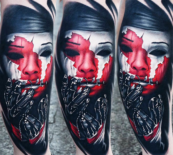 Gorsky's striking colour portraits full of contrast - Tattoo Life