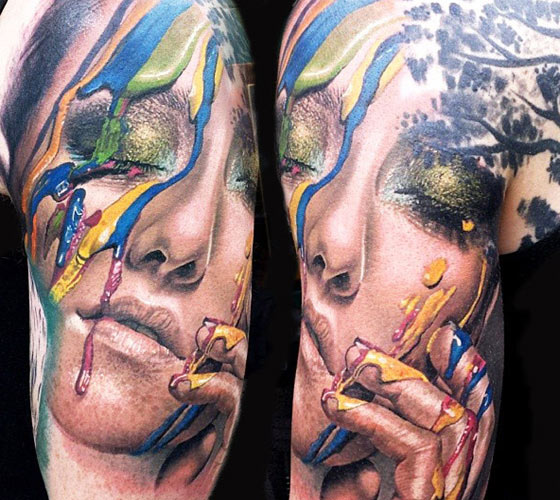 These Hyperrealistic Tattoos Look Like Photos Printed on Skin »  TwistedSifter