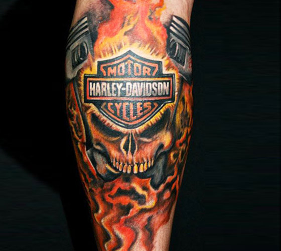 Harley Davidson Skull Tattoo SVG  Harley Davidson Skull PNG