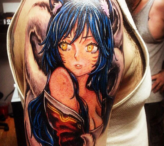 Anime Tattoo World Tattoo Gallery