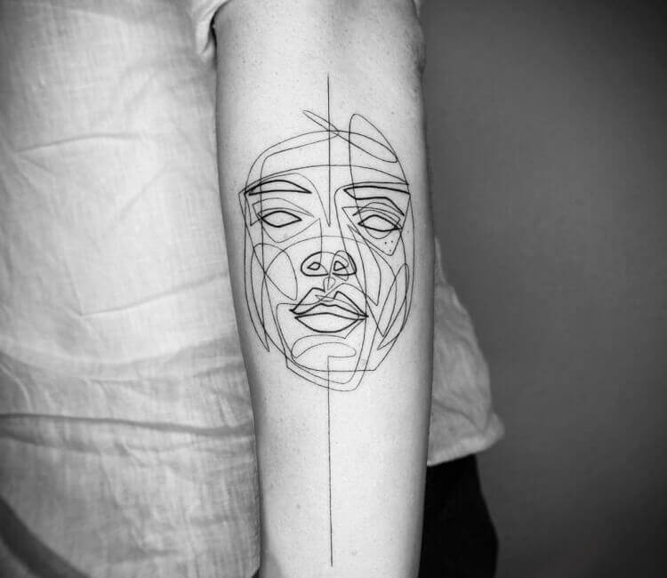 Line Art Tattoo | World Tattoo Gallery | Page 10